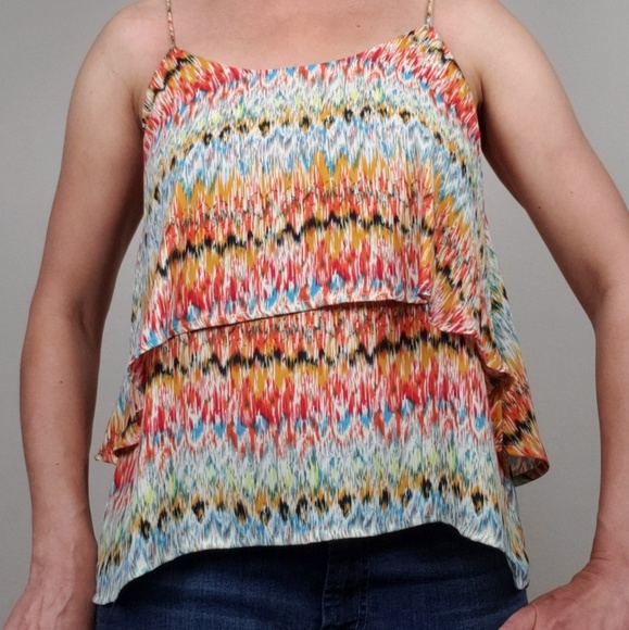 PAPER CRANE spaghetti strap layered blouse - Picture 6 of 6